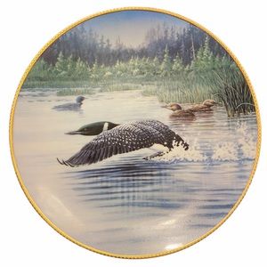 Dominion China Li-Liger The Loon Voice of the North TIME TO FLY Ltd Ed Plate